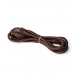 Круглые коричневые шнурки, 100 см  Twist фото  1