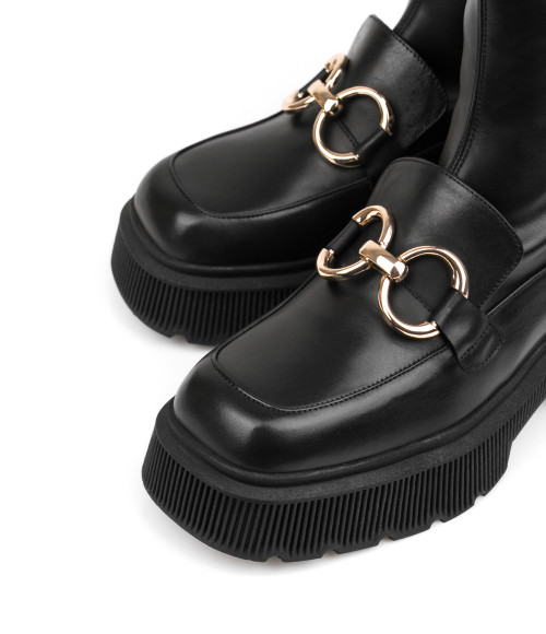 Женские осенние кожаные ботинки  Tucino фото  4